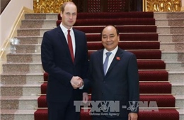 Thủ tướng Nguyễn Xuân Phúc tiếp Hoàng tử Anh William